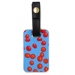 Tomatoes Fruite Slice Red Luggage Tags (one Side)  by Mariart