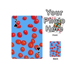 Tomatoes Fruite Slice Red Playing Cards 54 (mini)  by Mariart