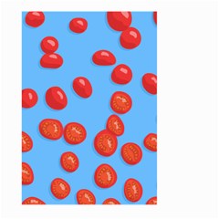 Tomatoes Fruite Slice Red Large Garden Flag (two Sides) by Mariart