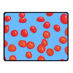 Tomatoes Fruite Slice Red Double Sided Fleece Blanket (small)  by Mariart