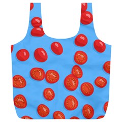 Tomatoes Fruite Slice Red Full Print Recycle Bags (l)  by Mariart