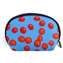 Tomatoes Fruite Slice Red Accessory Pouches (large) 