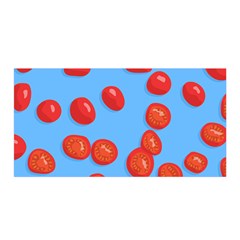 Tomatoes Fruite Slice Red Satin Wrap by Mariart