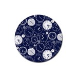 Time World Clocks Rubber Coaster (Round)  Front