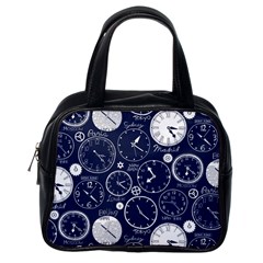 Time World Clocks Classic Handbags (one Side) by Mariart