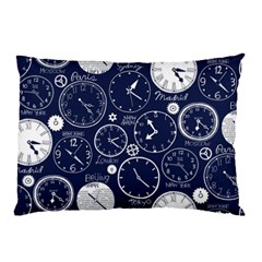 Time World Clocks Pillow Case