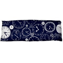 Time World Clocks Body Pillow Case (dakimakura) by Mariart