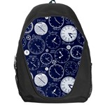 Time World Clocks Backpack Bag Front