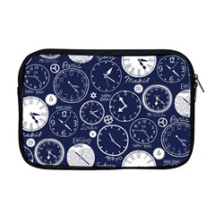 Time World Clocks Apple Macbook Pro 17  Zipper Case by Mariart