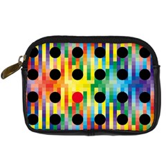 Watermark Circles Squares Polka Dots Rainbow Plaid Digital Camera Cases by Mariart