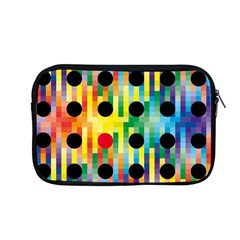 Watermark Circles Squares Polka Dots Rainbow Plaid Apple Macbook Pro 13  Zipper Case