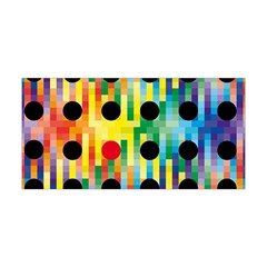 Watermark Circles Squares Polka Dots Rainbow Plaid Yoga Headband