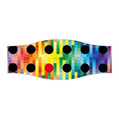 Watermark Circles Squares Polka Dots Rainbow Plaid Stretchable Headband by Mariart