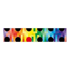 Watermark Circles Squares Polka Dots Rainbow Plaid Velvet Scrunchie