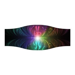 Anodized Rainbow Eyes And Metallic Fractal Flares Stretchable Headband