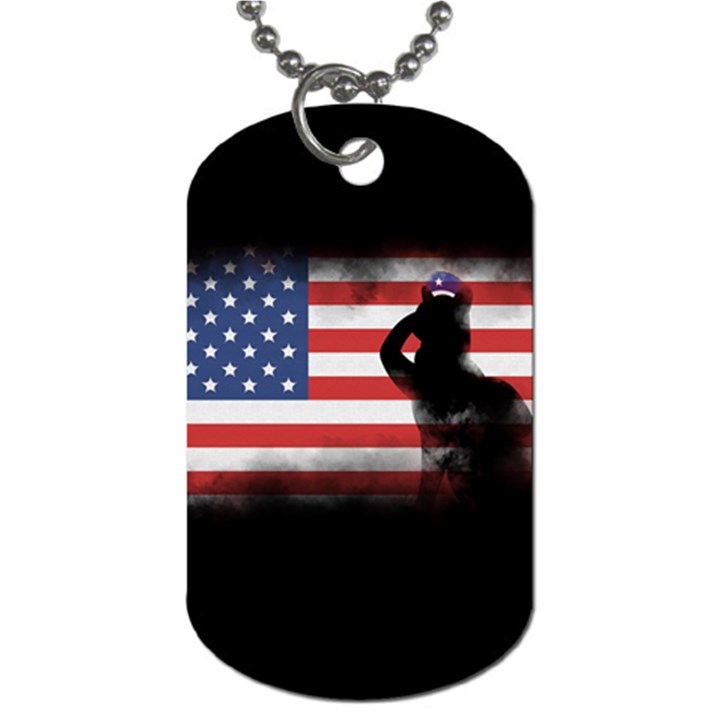 Honor Our Heroes On Memorial Day Dog Tag (One Side)