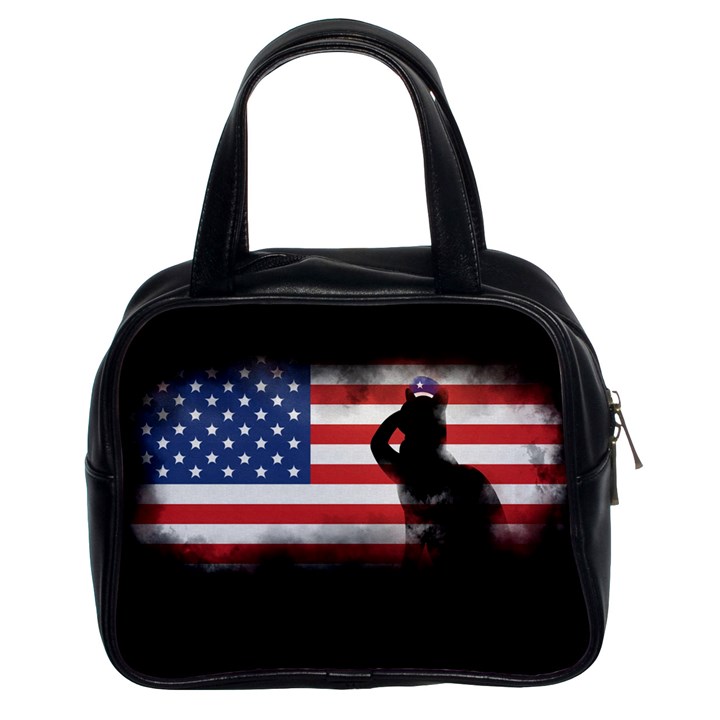 Honor Our Heroes On Memorial Day Classic Handbags (2 Sides)