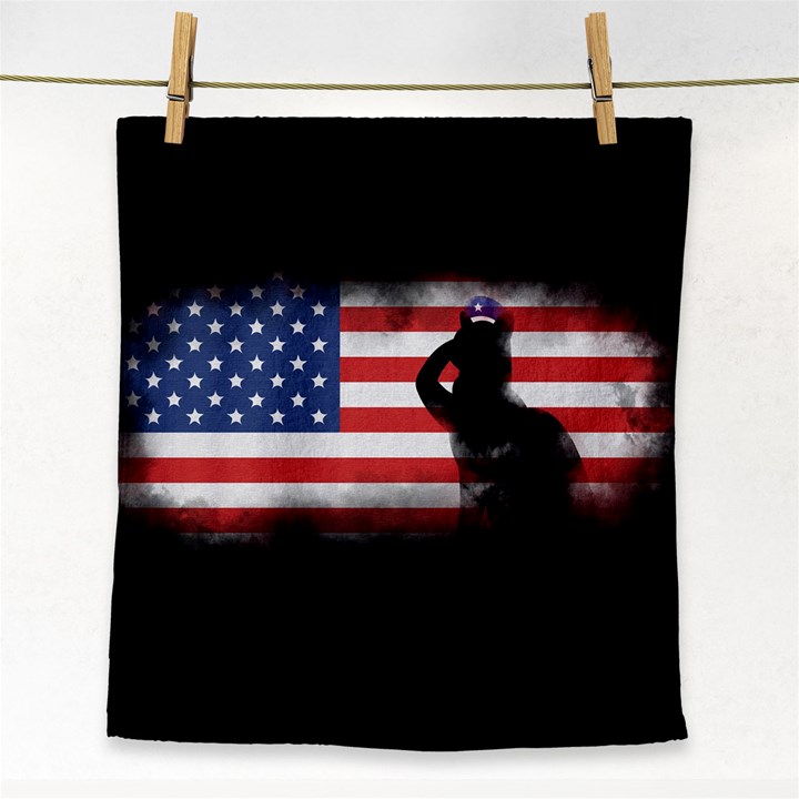 Honor Our Heroes On Memorial Day Face Towel