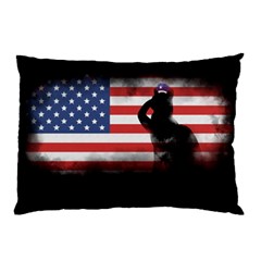 Honor Our Heroes On Memorial Day Pillow Case by Catifornia