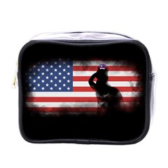 Honor Our Heroes On Memorial Day Mini Toiletries Bags by Catifornia