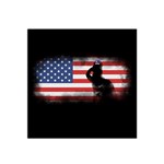 Honor Our Heroes On Memorial Day Satin Bandana Scarf Front