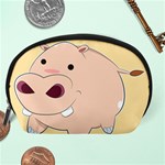 Happy Cartoon Baby Hippo Accessory Pouches (Large)  Back