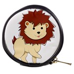 Happy Cartoon Baby Lion Mini Makeup Bags Front