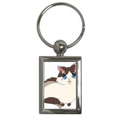 Ragdoll Cat For Life Key Chains (rectangle)  by Catifornia