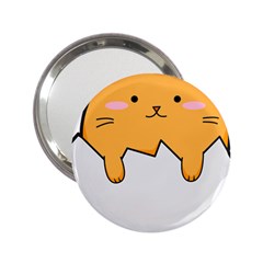 Yellow Cat Egg 2 25  Handbag Mirrors by Catifornia