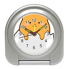 Yellow Cat Egg Travel Alarm Clocks by Catifornia