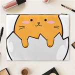 Yellow Cat Egg Cosmetic Bag (XL) Back