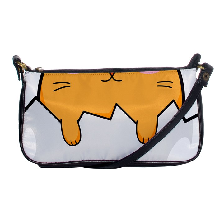 Yellow Cat Egg Shoulder Clutch Bags