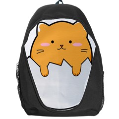 Yellow Cat Egg Backpack Bag by Catifornia