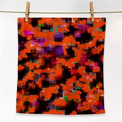 Orange Texture                  Face Towel by LalyLauraFLM