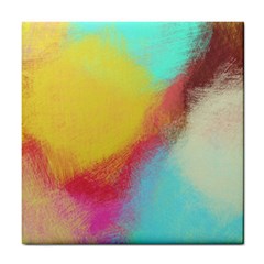 Textured Paint                   Tile Coaster by LalyLauraFLM