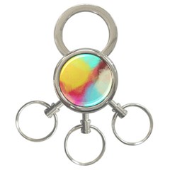 Textured Paint                   3-ring Key Chain by LalyLauraFLM