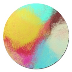 Textured Paint                   Magnet 5  (round) by LalyLauraFLM