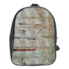 Dirty Canvas                    School Bag (large) by LalyLauraFLM