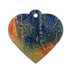 3 Colors Paint                    Dog Tag Heart (one Side) by LalyLauraFLM