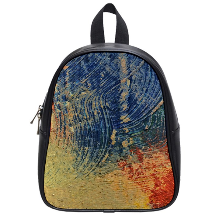 3 colors paint                    School Bag (Small)