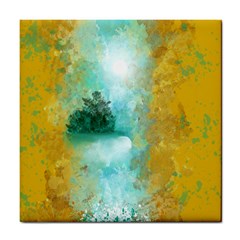 Turquoise River Tile Coasters by digitaldivadesigns