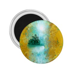 Turquoise River 2 25  Magnets by digitaldivadesigns