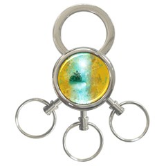 Turquoise River 3-ring Key Chains by digitaldivadesigns