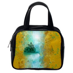 Turquoise River Classic Handbags (one Side) by digitaldivadesigns