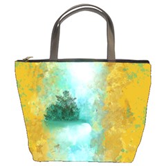 Turquoise River Bucket Bags by digitaldivadesigns