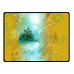 Turquoise River Double Sided Fleece Blanket (Small)  45 x34  Blanket Back