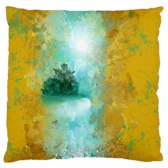 Turquoise River Standard Flano Cushion Case (two Sides) by digitaldivadesigns