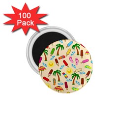 Beach Pattern 1 75  Magnets (100 Pack)  by Valentinaart