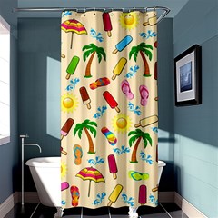 Beach Pattern Shower Curtain 36  X 72  (stall)  by Valentinaart