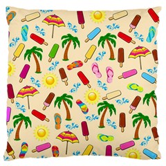 Beach Pattern Standard Flano Cushion Case (two Sides) by Valentinaart